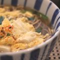 まみお✳'s cooksnap of when they made かき玉豆腐蕎麦.
