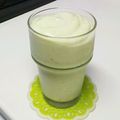 しじみごはん's cooksnap of when they made アボガドバナナの飲む豆乳ヨーグル.