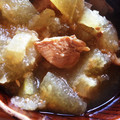 ふわふわしっかり's cooksnap of when they made 生姜とミョウガの♥たっぷり冬瓜スープ.