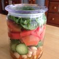 しょうじママ's cooksnap of when they made 旬の夏野菜たっぷり！メイソンジャーサラダ.