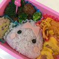 anandsan's cooksnap of when they made キャラ弁 ほっぺちゃん.