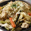 emyian's cooksnap of when they made 焼きうどん.