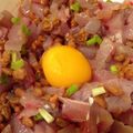 海翔るおん's cooksnap of when they made ☺簡単アレンジ♪おつまみに☆あじ納豆☺.