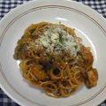 seaaqua's cooksnap of when they made ルウを使って♪海老のカレークリームパスタ.