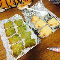 クックOZKQ3U☆'s cooksnap of when they made ビニール袋とトースターでクッキー♡抹茶？.