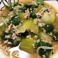 やいちのりんご's cooksnap of when they made チンゲン菜の和風そぼろ煮.
