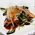 koomee's cooksnap of when they made 茄子とにらもやしのナムル.
