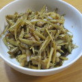 daikanon's cooksnap of when they made すき焼きのたれで、鶏皮とごぼうの甘辛煮.