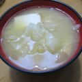 daikanon's cooksnap of when they made 味噌汁(厚揚げ キャベツ).