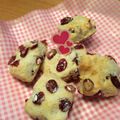かよりん＊'s cooksnap of when they made サクサク☆ クランベリースコーン.