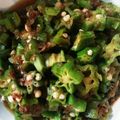 ジミナの嫁's cooksnap of when they made 母の味☆オクラのおかか甘辛炒め.