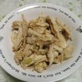 Jyohana's cooksnap of when they made 節約レシピ、鶏胸肉とネギのピリ辛和え.