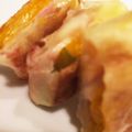AKIRINREN's cooksnap of when they made 【農家のレシピ】かぼちゃのクリチー春巻き.