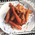 K0A9O0R8U♪'s cooksnap of when they made 豚肉とじゃが芋の胡麻マヨ炒め＊レモン風味.