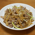 まゆみ母ちゃん's cooksnap of when they made 簡単おつまみ・豚肉とザーサイの炒め和え.