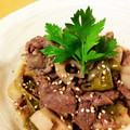 クックY6NMTE☆'s cooksnap of when they made 万願寺とうがらしと牛肉の炒め煮.