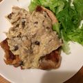 ナオタミン's cooksnap of when they made チキンソテーのきのこクリームソース.