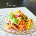 megmicky's cooksnap of when they made 薩摩芋・コーン・キャベツのオーロラサラダ.