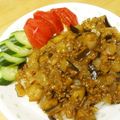 ぽりぽり拓庵's cooksnap of when they made 夏野菜ドライカレー風丼.