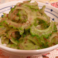 rie-tin's cooksnap of when they made 夏の簡単一品＊ゴーヤのおかか醤油和え＊.