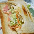 あーもこ's cooksnap of when they made ハム＆キャベツのトーストサンド.