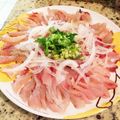 海翔るおん's cooksnap of when they made サゴチ（サワラ）の昆布じめ炙り刺.