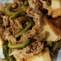 まつこ・ω・'s cooksnap of when they made 妊娠、授乳に！ゴーヤと厚揚げのみそ炒め.