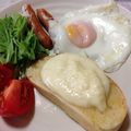 にいさんぽ's cooksnap of when they made ハイジのぷっくりチーズトースト♡朝ご飯.
