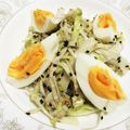 カオリミノーグ's cooksnap of when they made キャベツとゆで卵のゴマサラダ.