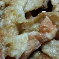 meise17's cooksnap of when they made おつまみ鉄板☆鳥皮のパリパリ焼き.