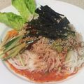 Eathan's cooksnap of when they made 簡単美味い！ピリ辛油そば風そうめん.