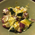 tomomani's cooksnap of when they made レンジで☆さつまいもとかぼちゃの秋サラダ.