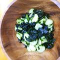 クック6USYZA☆'s cooksnap of when they made きゅうりとわかめのポン酢おひたし.