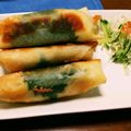 ゆうままみんみんぜみ's cooksnap of when they made 鶏ささみとしそとチーズの春巻き.