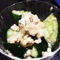 セナなん's cooksnap of when they made きゅうりと豆腐の梅サラダ.