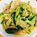 a0imama♡'s cooksnap of when they made 鶏ときゅうりの棒棒鶏♡香味ダレ.