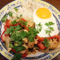 ちゃめなべ's cooksnap of when they made 鶏肉でヘルシー ガパオライス.