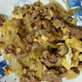 ★みーちゃん♪'s cooksnap of when they made 節約☆玉ねぎと豚のたまご煮炒め.