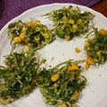 ミーリュウ's cooksnap of when they made ニンジンの葉でかき揚げ.