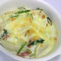 さおる★'s cooksnap of when they made かぶとベーコンの♪クリーミーグラタン♪.
