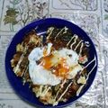 tarbu's cooksnap of when they made ノンオイル★おからのお好み焼き.