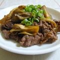 nasubeam's cooksnap of when they made 簡単！牛肉と 舞茸の スタミナ 炒め！♫.