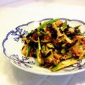 masabagel's cooksnap of when they made 夏！おつまみ！生オクラとキムチのユッケ.