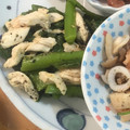 れあきち's cooksnap of when they made つるむらさきと鶏むね肉のおひたし.