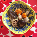 moimamma's cooksnap of when they made うちの炒り鶏（筑前煮）.