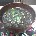 アムたん's cooksnap of when they made やさしい♡　海苔の味噌汁.