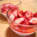 ゆうジュニア's cooksnap of when they made やさし～い♪ミルクゼリー＆いちごソース.