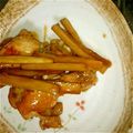 カミリサF's cooksnap of when they made 手羽先とごぼうの甘辛煮.