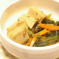 かごちゃー's cooksnap of when they made ほっとするね♪高野豆腐と小松菜の炒め煮。.