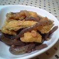 maruru-nn's cooksnap of when they made 油あげとこんにゃくのきんぴら.